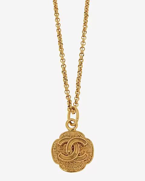 Chanel Cc Logo Pendant Long Necklace Authenticated By Lxr | Express