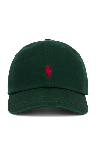 Polo Ralph Lauren Cotton Chino Ball Cap in Dark Green. | Revolve Clothing (Global)