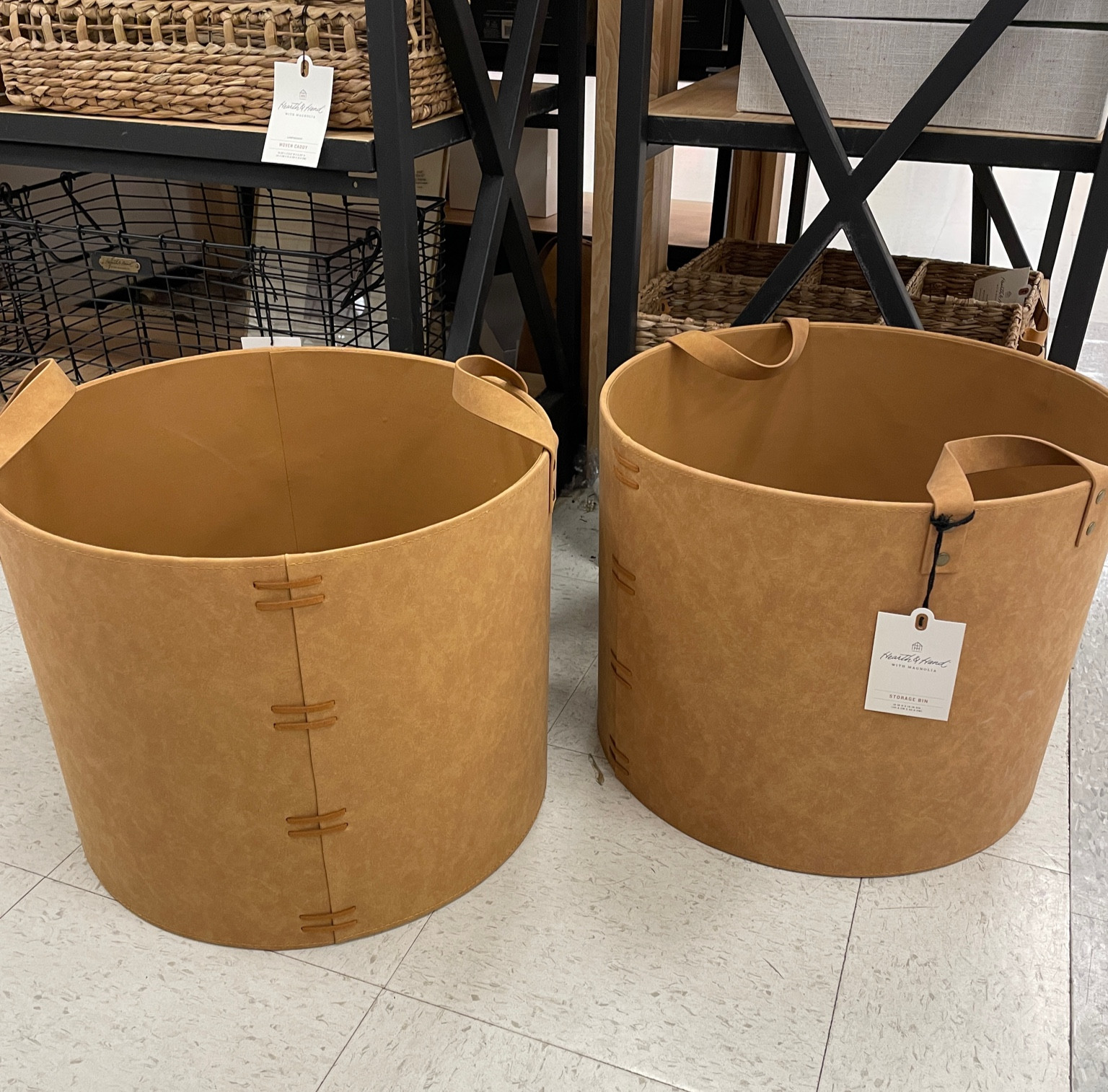 Leather storage totes, living room, living room storage, Target finds, Target style, decorative storage bins 

#LTKunder50 #LTKhome
