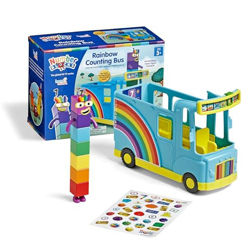 hand2mind Numberblocks Rainbow Counting Bus, Music Toys for Kids Ages 3-5, Toddler Musical Toys, Play Figure Playsets, Number Toys, Preschool Learning Toys, Math Toys, Birthday Gifts for Kids | Amazon (US)