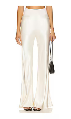 Enza Costa Satin Bias Pants in Antique White from Revolve.com | Revolve Clothing (Global)