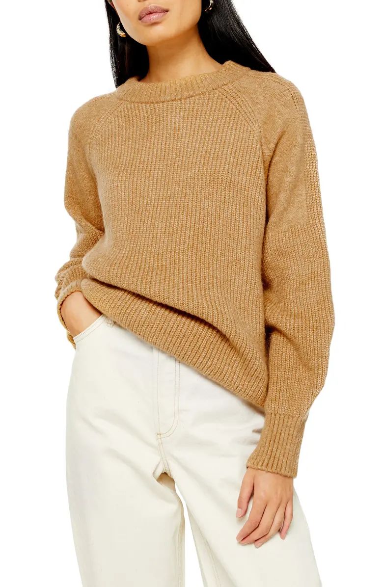 Topshop Crewneck Sweater (Regular & Petite) | Nordstrom | Nordstrom