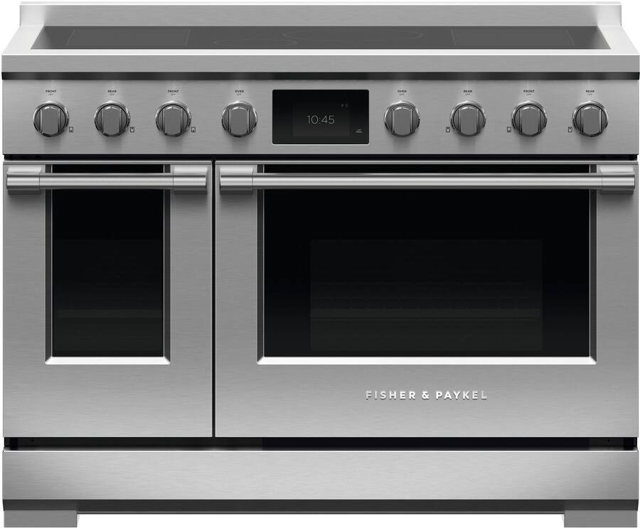 Fisher & Paykel - Professional 6.9 cu ft freestanding electric induction range, self-cleaning - S... | Best Buy U.S.