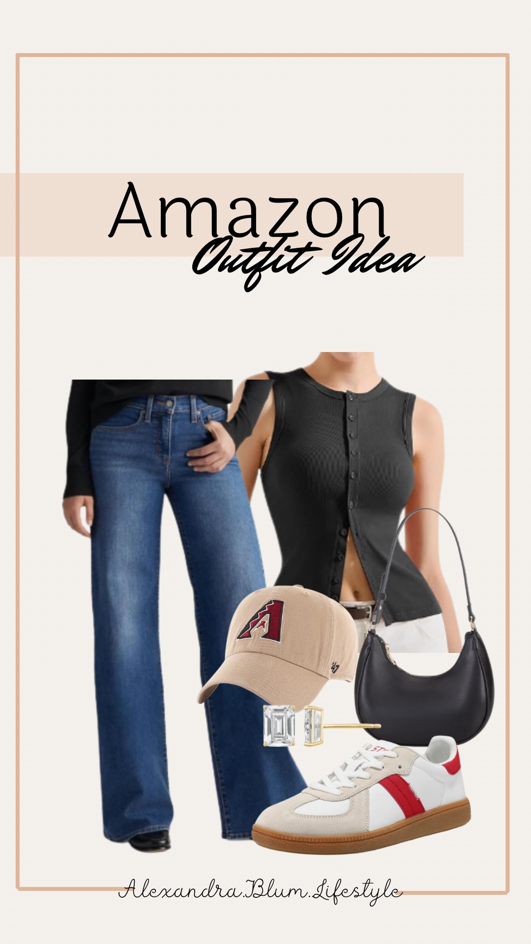 Baseball outfit idea for spring and summer! Casual summer outfit idea! Baseball game outfit! Amazon fashion! Summer outfit! Spring outfit! Casual style! 

#LTKFindsUnder50 #LTKSeasonal #LTKStyleTip
