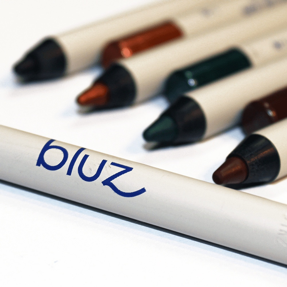 Kit Lápis Delineador de Olhos Bluz Fly 1,2g c/ as 4 cores | Shopee (BR)