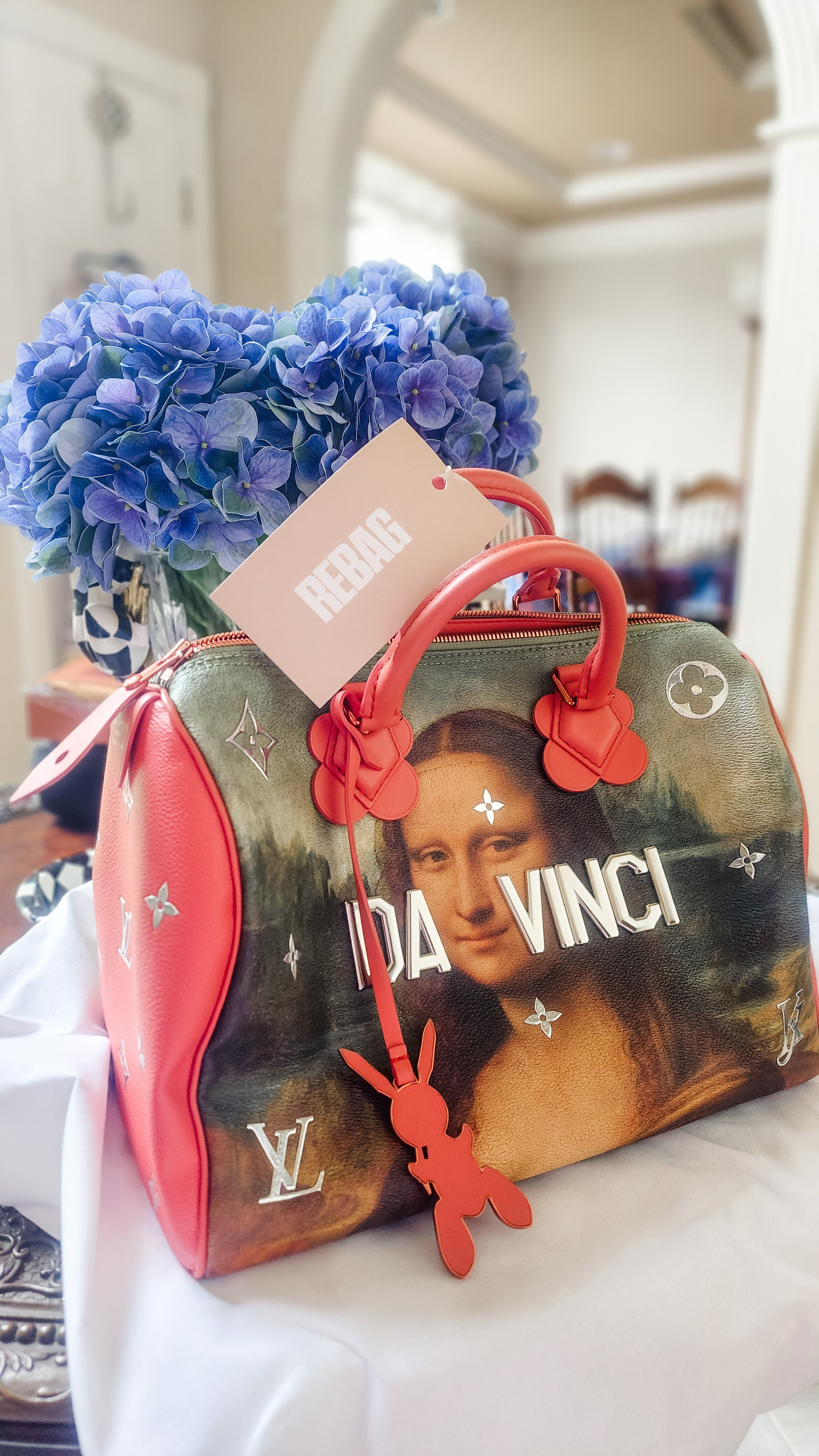 I have been beyond happy with my @rebagofficial purchases. This Is a Louis Vuitton Jeff Koons Masterpiece collection I saw these when I was in London in 2018 with my husband but did not pull the trigger on buying one.I am SO happy I have one now. #designer #handbag #upcycle #livinglargeinlilly 

#LTKTravel #LTKStyleTip #LTKItBag