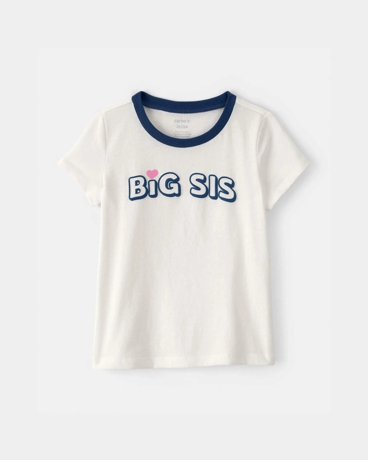 Toddler Girl 'Big Sis' Graphic Tee - Ivory | Carter's Inc