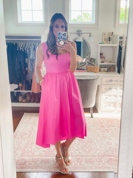 Wore this pink dress for Mother’s Day dinner. It’s perfect for date night, brunch, bridal showers, baby showers, and more!!  From target 

#LTKFind #LTKunder50 #LTKSeasonal