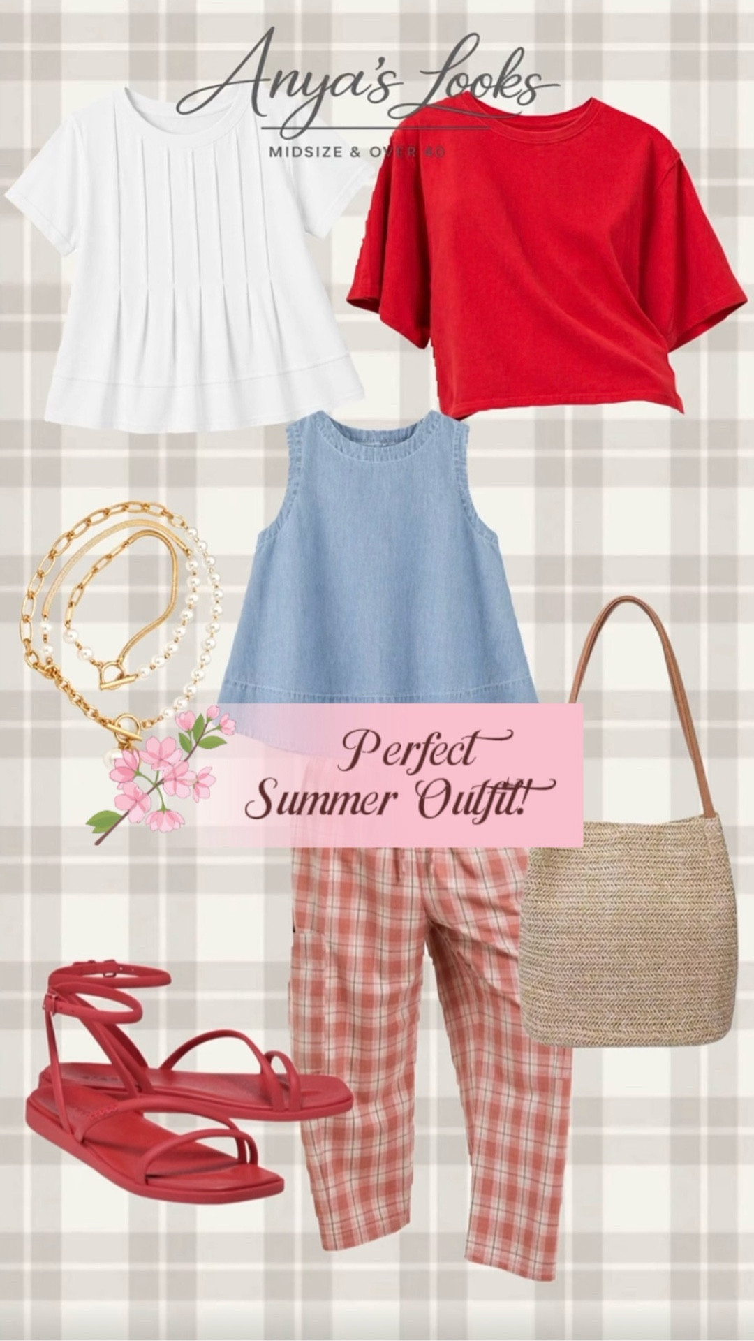 🌸Comment SHOP for links 
🌸I may receive a small commission if you shop through my links (at no extra cost to you)
🌸Follow for more midsize over 45 ootd 
-
Perfect summer outfit idea for midsize women over 40 ☀️
Lightweight layers, soft feminine pieces, and easy mix-and-match style you’ll actually wear.
From casual days to brunch plans — this look does it all 
—
midsize summer outfits, over 40 fashion, casual summer outfit ideas, feminine summer style, affordable fashion finds, walmart target outfit, summer outfit inspo, midlife style, everyday outfits for women, comfortable chic outfits

#LTKootd #LTKMidsize #LTKOver40
