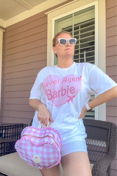 Travel Agent Barbie 🩷✈️ Did you know I’m also a travel planner?? Contact me for your all travel needs! 

Shirt is 1953 Designs - Code GRACIE15 works sitewide 

Barbie Outfit, Barbie Style 

#LTKtravel