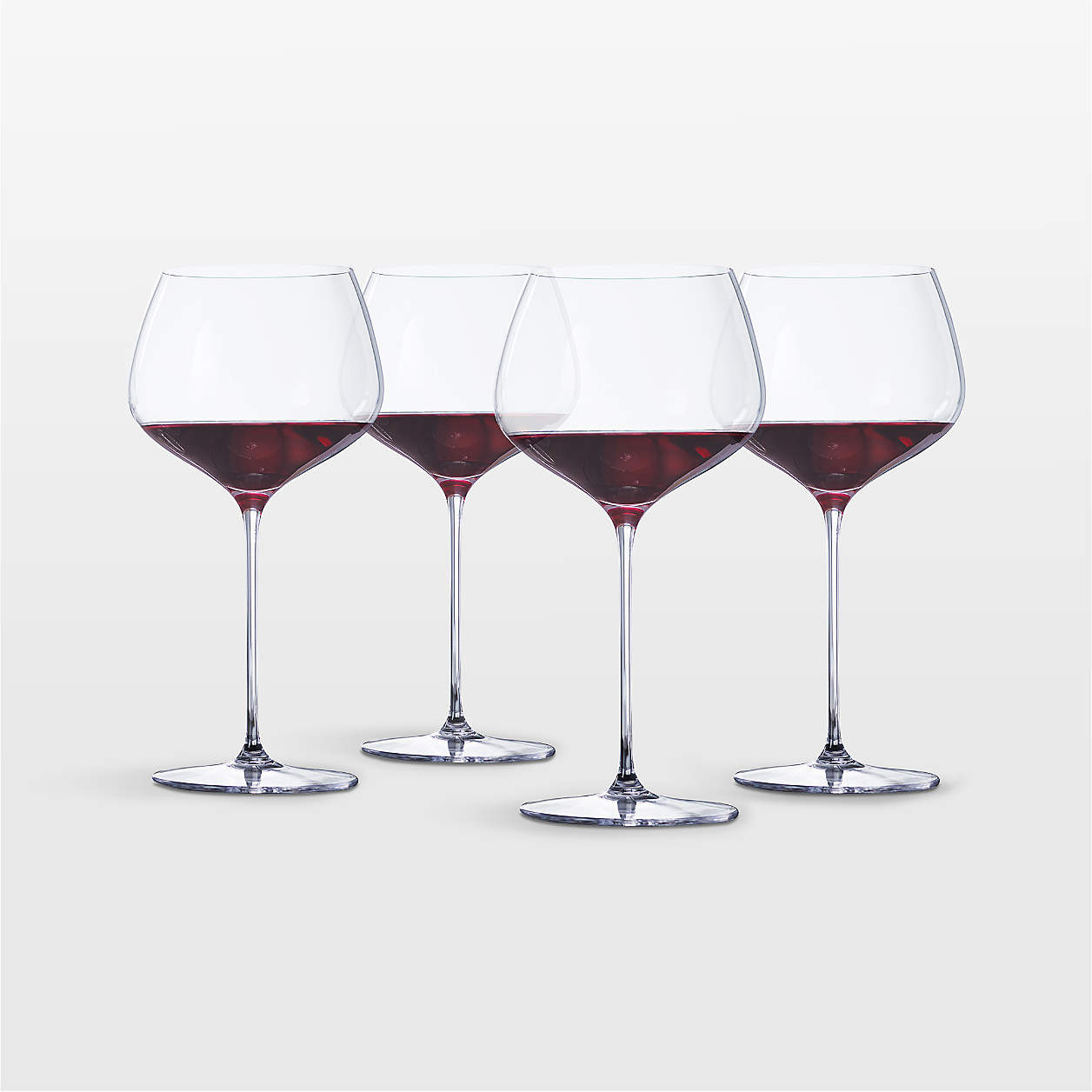 Spiegelau Willsberger 26-Oz. Burgundy Glasses, Set of 4 + Reviews | Crate & Barrel | Crate & Barrel