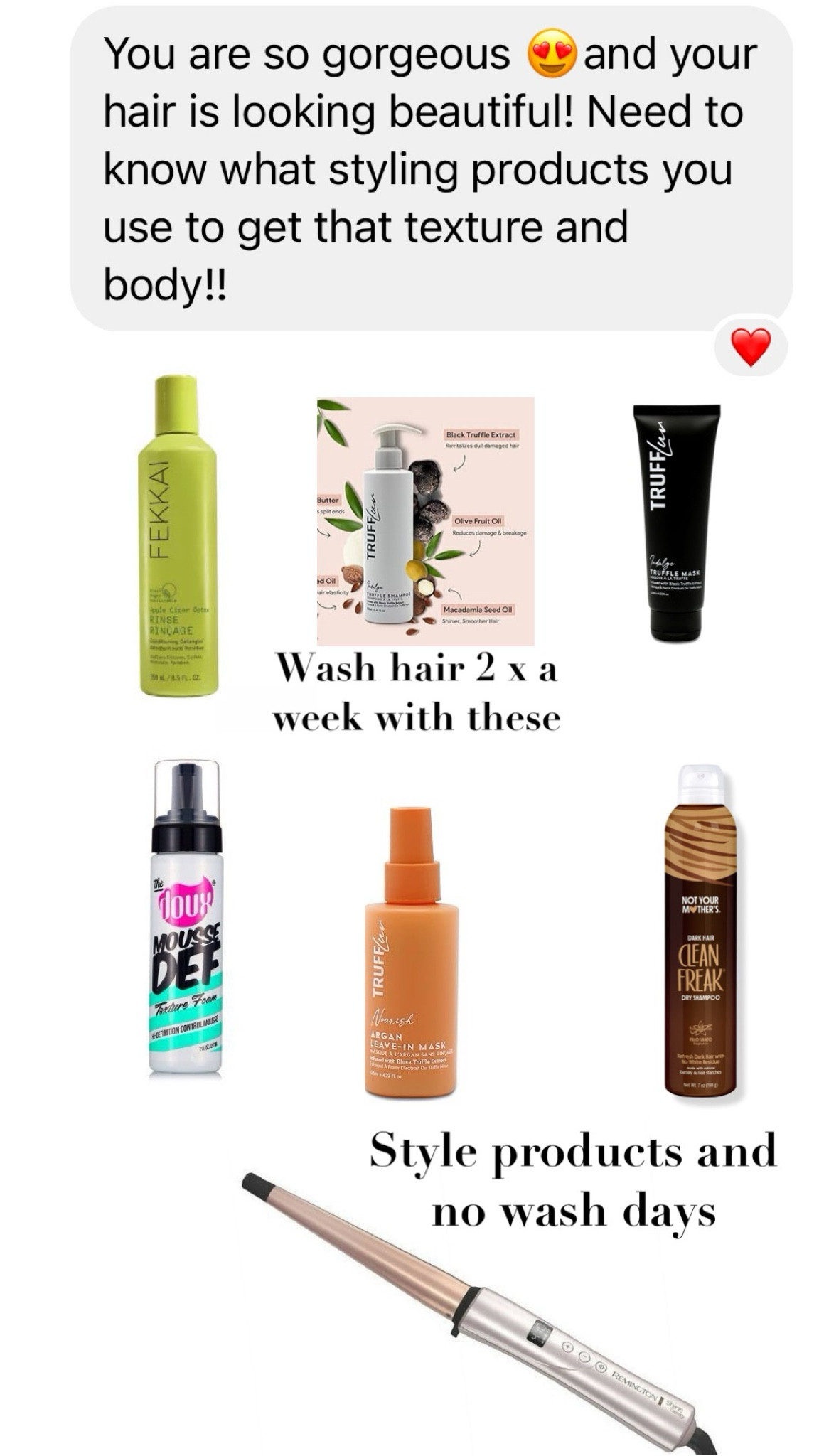 Hair care routine! 

#LTKBeauty #LTKFindsUnder50