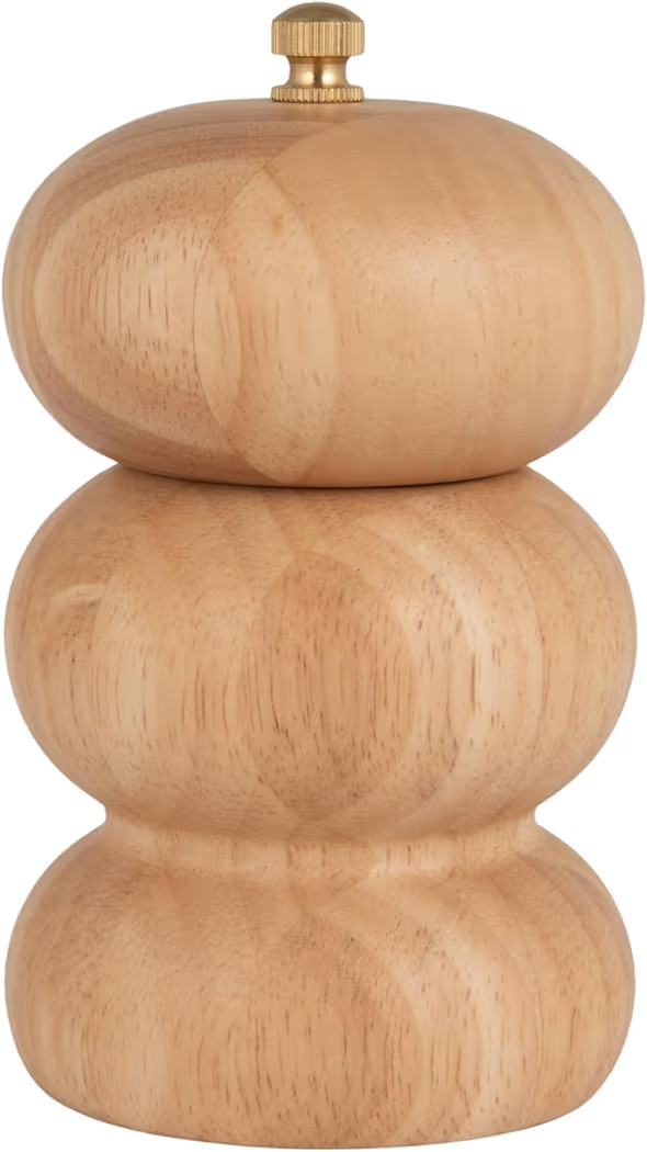Bloomingville Rubberwood Salt and Pepper Mill, Natural | Amazon (US)