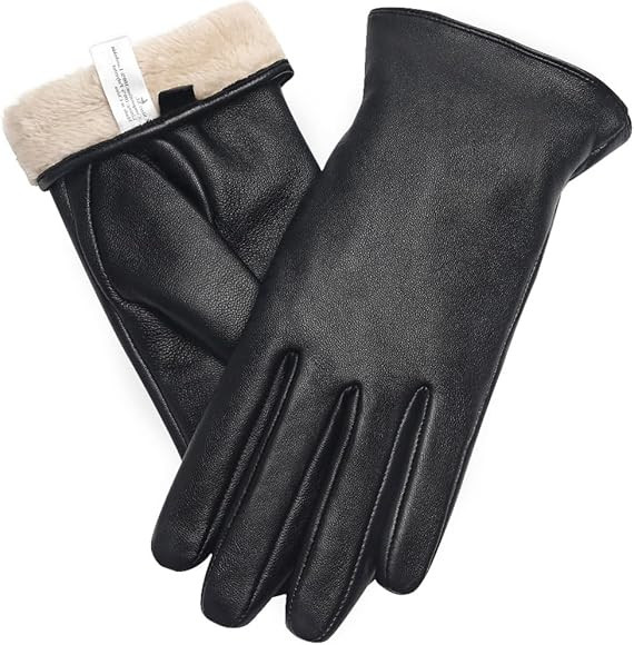 Vislivin Touch Screen Winter Gloves Women Leather Gloves Warm Texting Driving Glove | Amazon (CA)