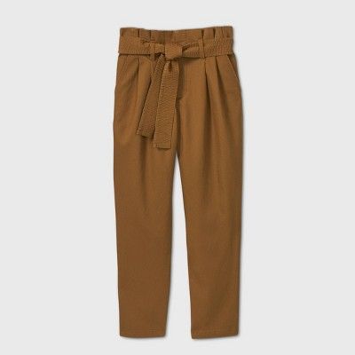 Women's Tie Waist Paperbag Pants - A New Day™ | Target