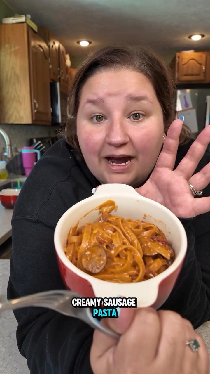 Today’s episode of “What Can I Even Make With This” features a chaotic, thrown-together creamy sausage fettuccine made with whatever sad ingredients were left in my fridge. Once upon a time, I planned meals like a responsible adult. Now we are surviving sports schedules, weddings, and general life madness. No judgment — I’m doing my best. You probably are too

#LTKFindsUnder50 #LTKHome #LTKFindsUnder100