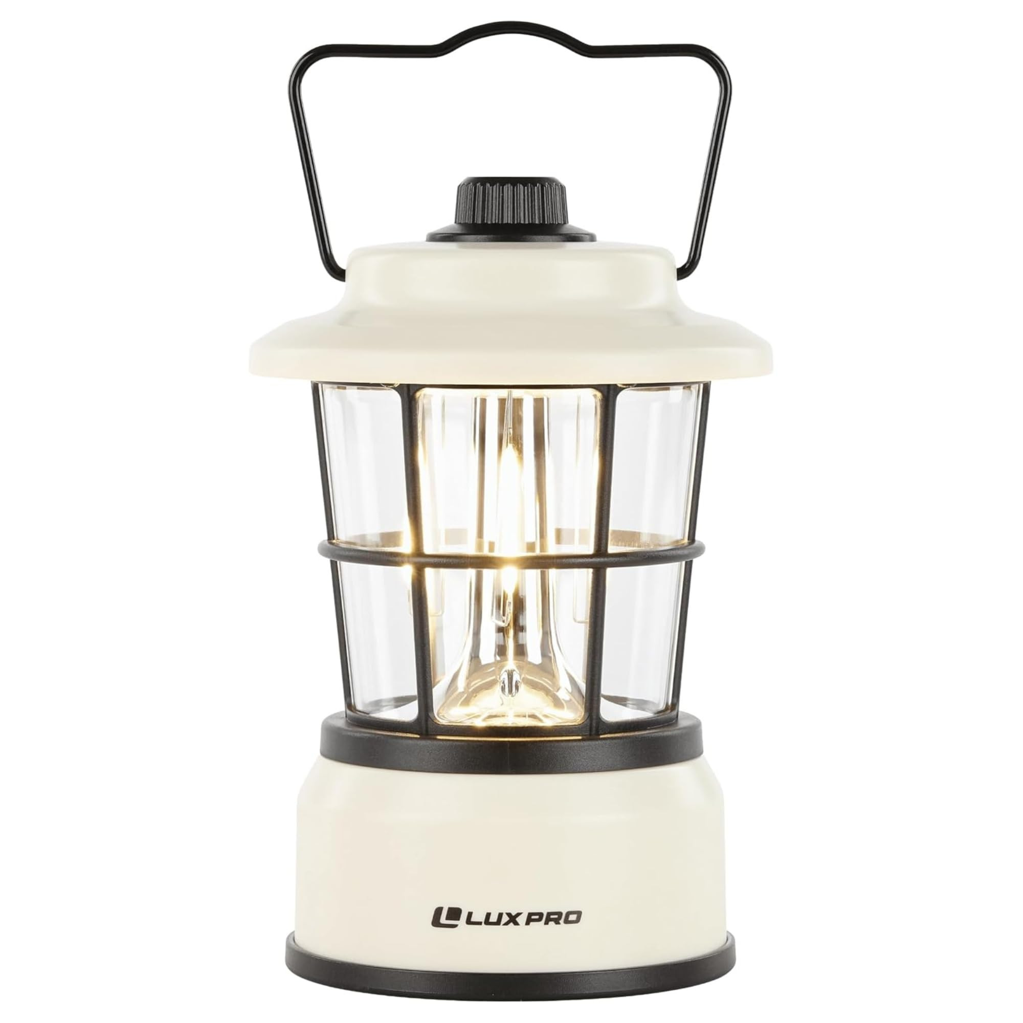LUXPRO Retro LED Lantern - Battery-Powered Emergency Lantern - Water Resistant - Bright LED Lamp ... | Amazon (US)