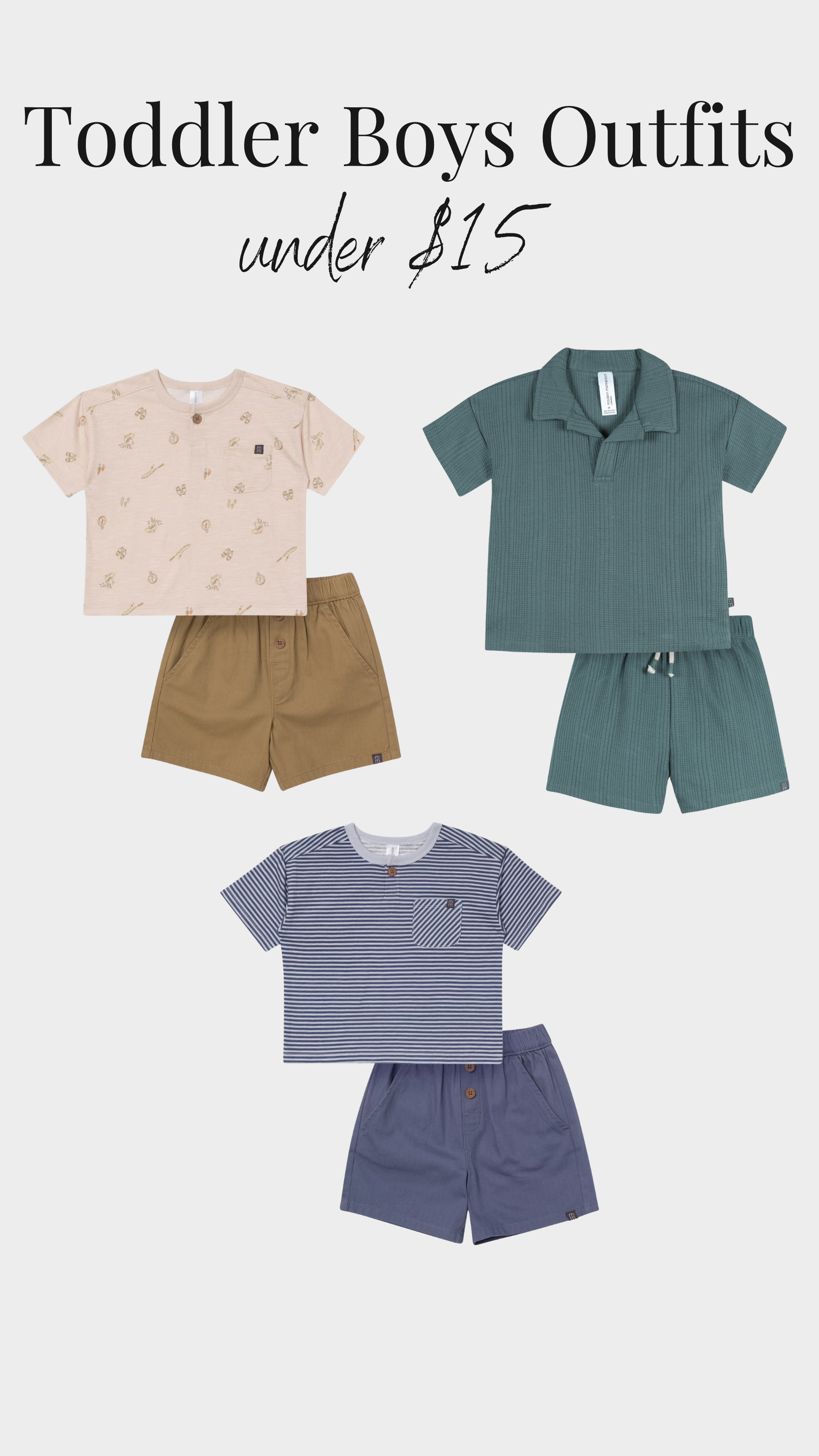 Hey y’all! toddler boy outfits under $15, grab these deals 🔗 

 