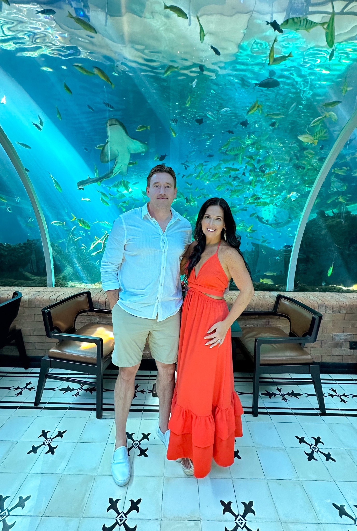 This dress is so vibrant and beautiful for vacation! The ruffled detail on the bottom is gorgeous. There is also a slit on the bottom as well! 

The dress ties behind neck and back with an elastic lower back! 

TTS wearing Small 

#LTKFind #LTKtravel #LTKSeasonal