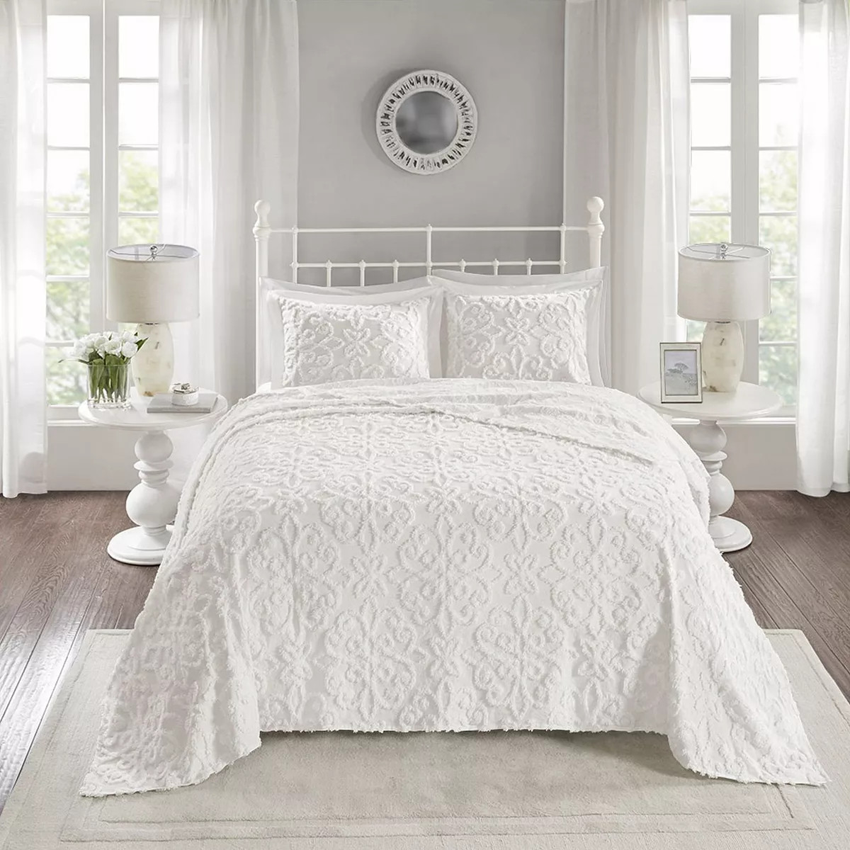 Madison Park Sarah 3-piece Cotton Chenille Bedspread Set | Kohl's