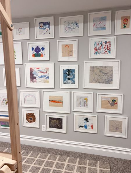 Gallery wall, target picture frames , affordable frames 