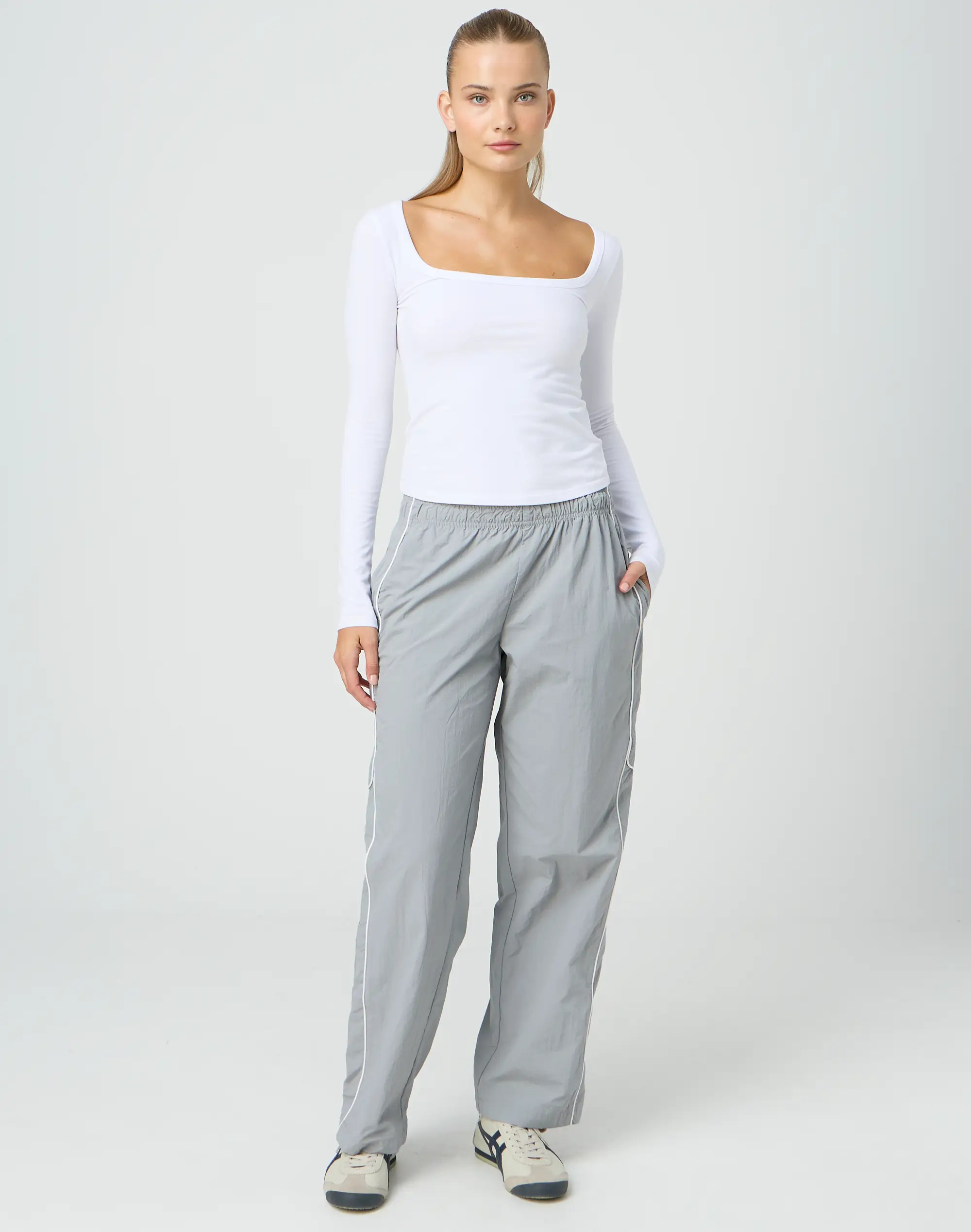 Woven Contrast Track Pant | Glassons (Australia)