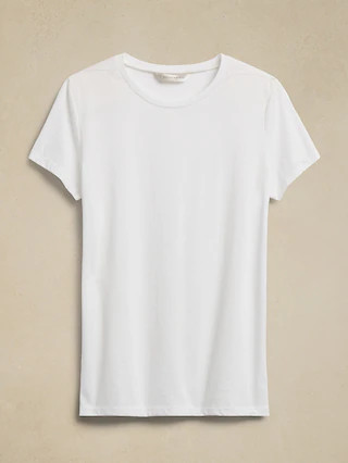 SUPIMA® Crew-Neck T-Shirt | Banana Republic (CA)