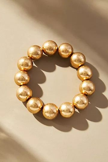 Gold Beaded Bracelet | Anthropologie (US)