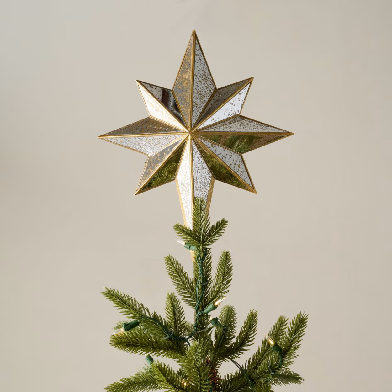 Gold Mercury Star Tree Topper | Magnolia