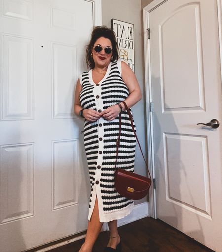 Stripes are slowly becoming my favorite pattern! And this dress is perfect. I am obsessed! ❤️ #lulus 

#LTKmidsize #LTKstyletip #LTKfindsunder50