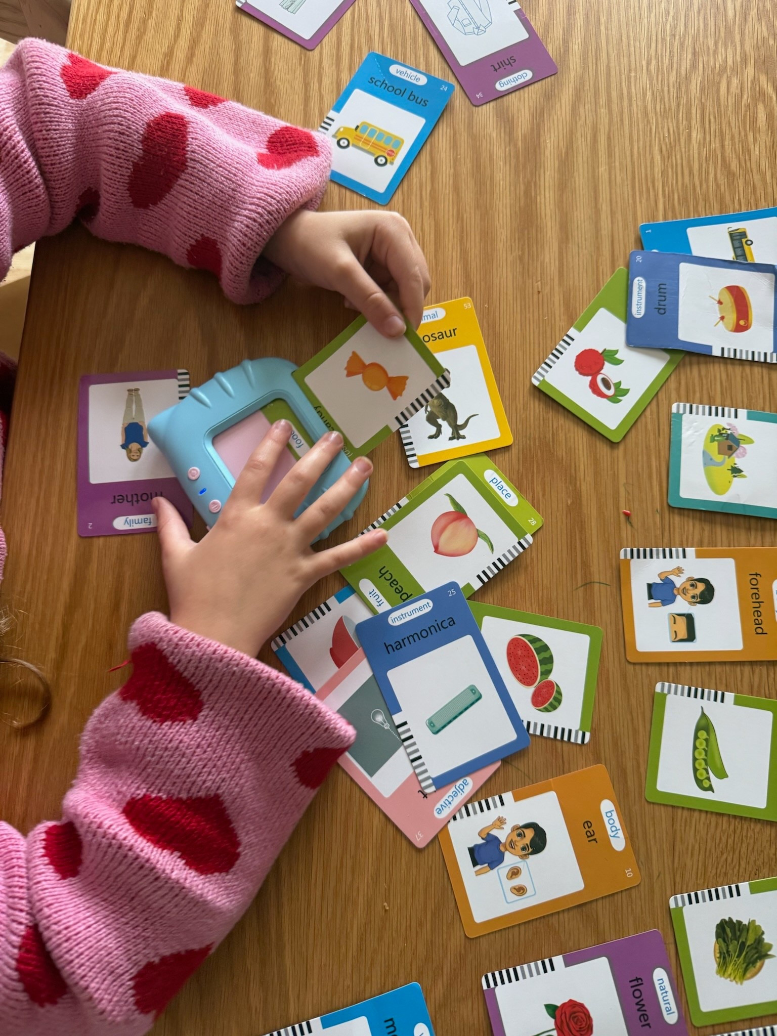 One of my favorite little learning games! These flash cards keep tiny hands busy while building vocabulary and matching skills 💛📚

#LTKbaby #LTKkids #LTKfamily