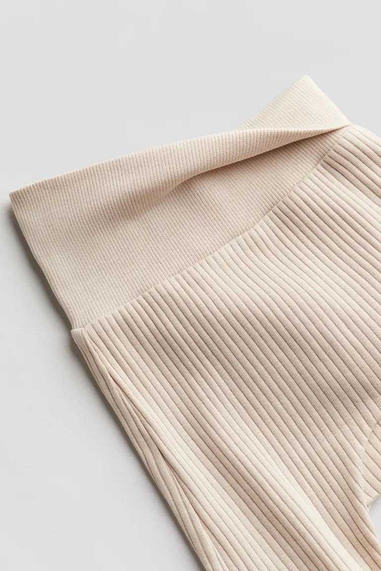 6-piece Ribbed Cotton Set - White/dark gray/light beige - Kids | H&M US | H&M (US + CA)