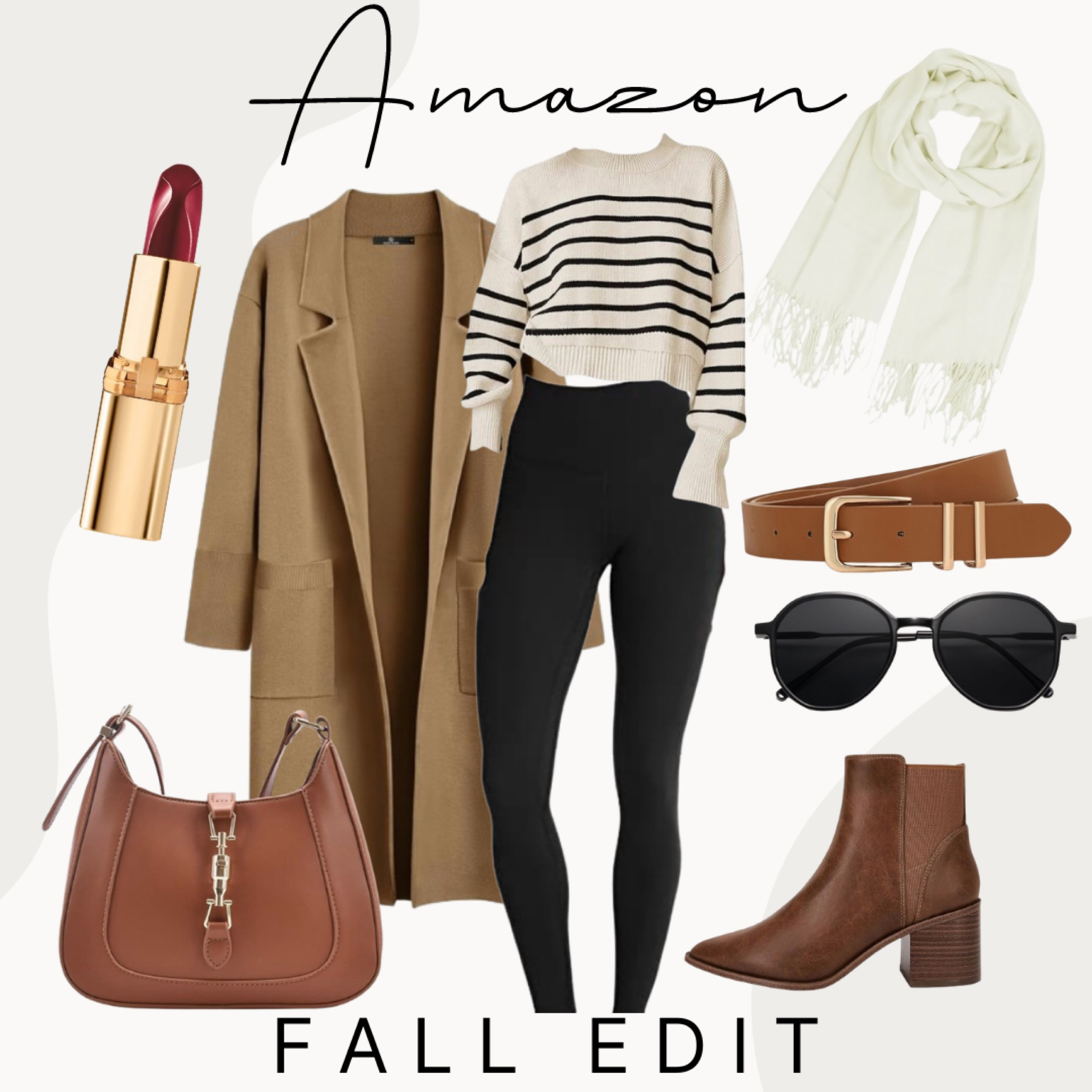 Fall edit from Amazon!

Ltkfindsunder50 / ltkmidsize / ltkplussize / LTKbeauty / LTKshoecrush / LTKitbag / LTKworkwear / Amazon / Amazon style / Amazon fashion / brown boots / brown ankle boots / ankle boots / brown bag / brown purse : deep red lipstick / red lipstick / camel coat / black leggings / leggings / belts / fall outfit / fall outfits / autumn outfit / autumn outfits / white scarf / cream scarf / scarves / scarf / striped sweater / sweater / sweaters / black sunglasses / sunglasses / sale / sale alert 

#LTKFindsUnder100 #LTKStyleTip #LTKSeasonal