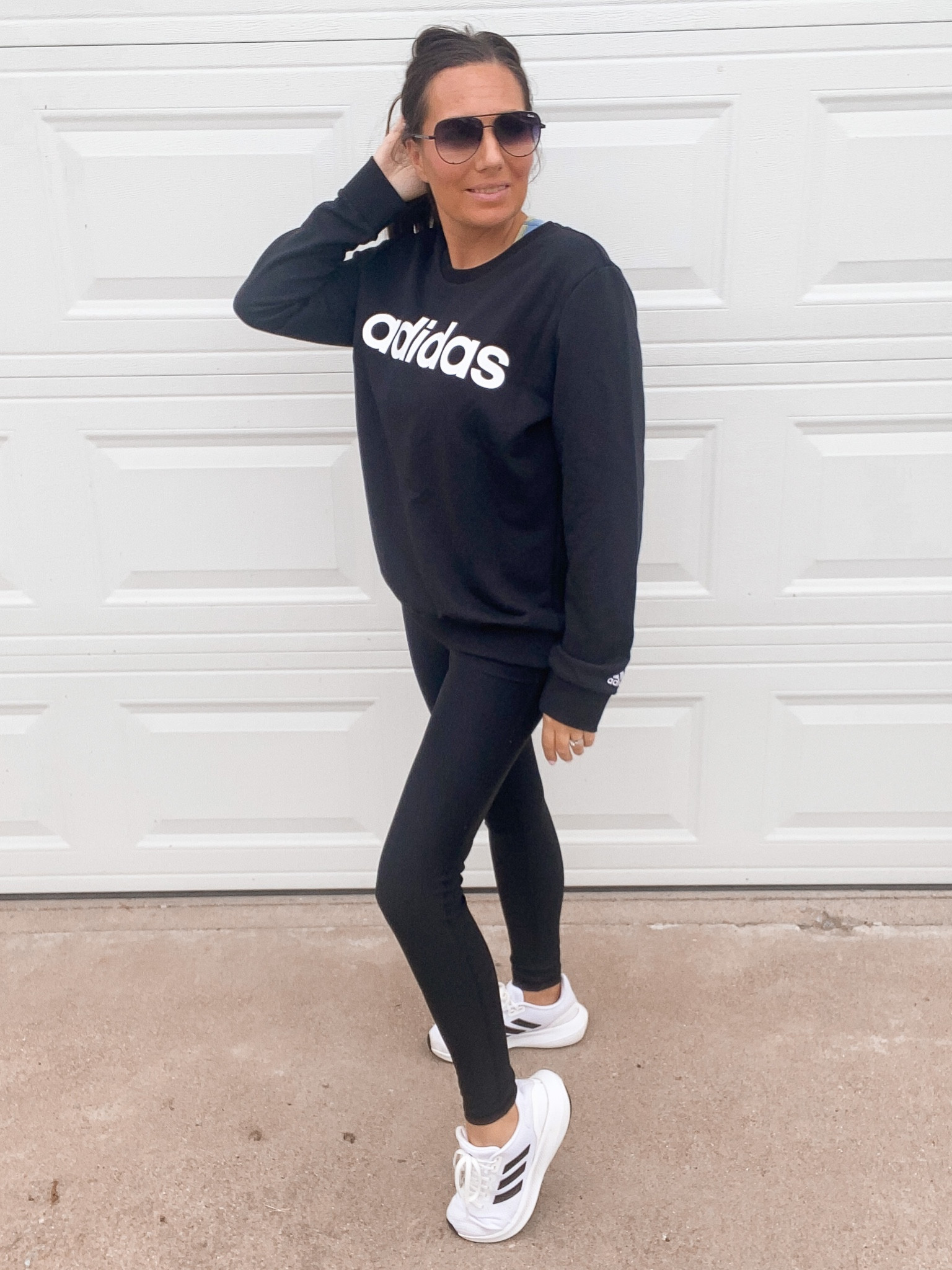 These crewneck sweatshirts are my favorite, if you can’t tell I have them in several colors. I like the way they fit and how light weight they are. I sized up to a large for a relaxed fit. 

#LTKstyletip