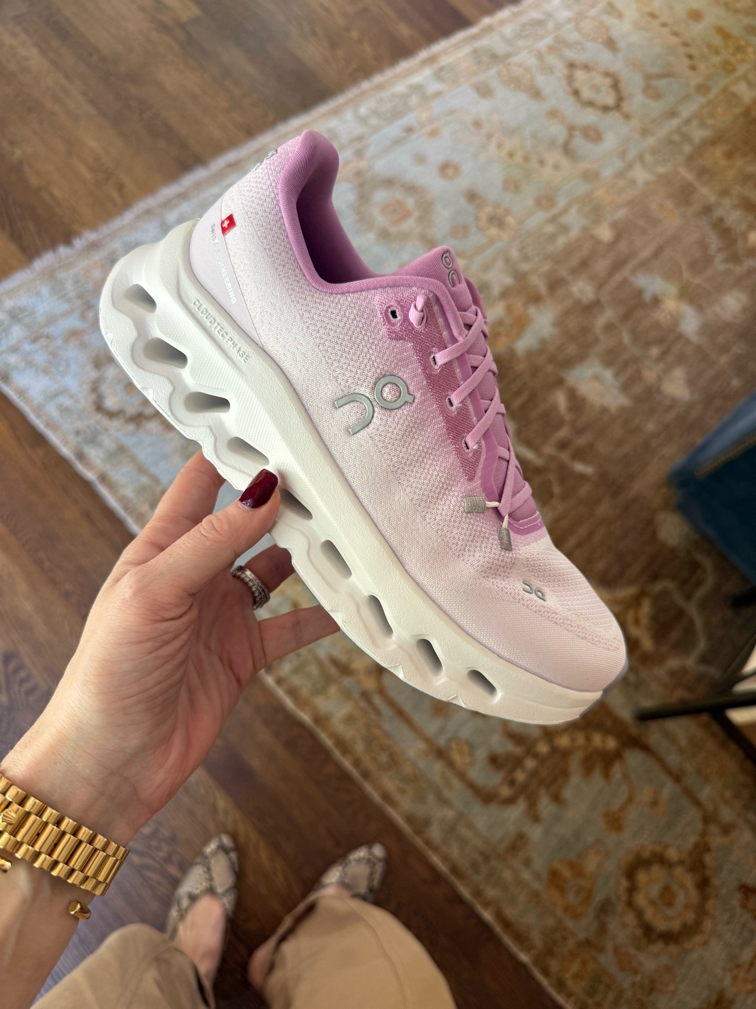 A fresh pair of sneakers.