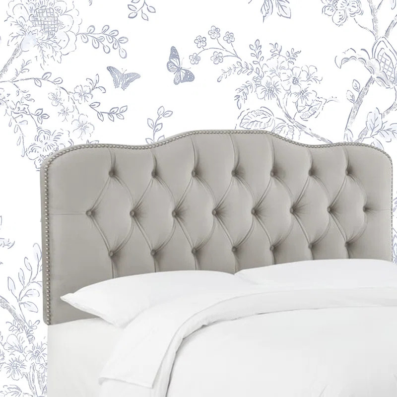 McCrory Velvet Upholstered Panel Headboard | Wayfair North America