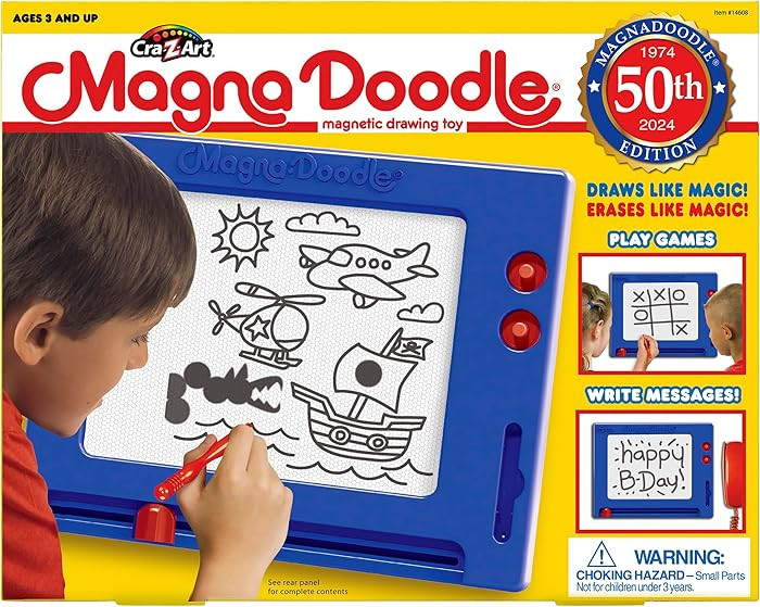 Cra-Z-Art Retro Magna Doodle - 50 Years of Creative Fun – Classic Magnetic Drawing Board Toy, A... | Amazon (US)
