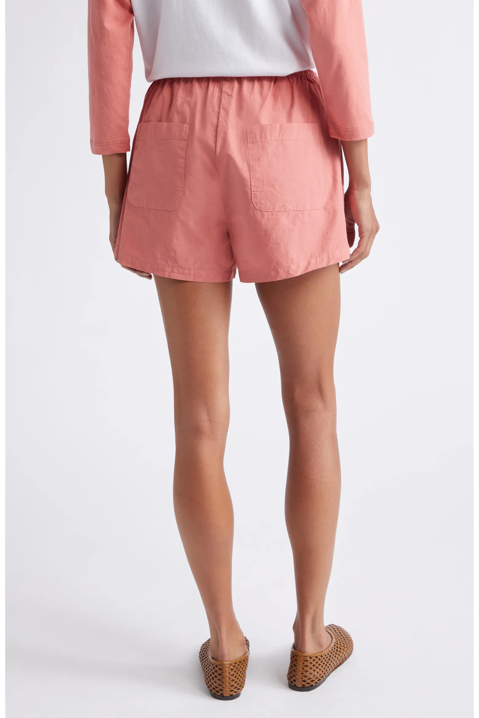 Kyoto Patch Pocket Cotton Drawstring Shorts (Women) | Nordstrom | Nordstrom