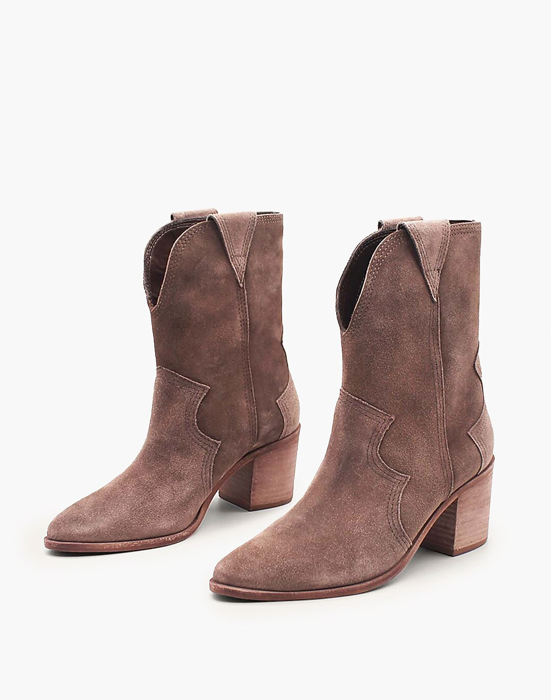 KAANAS Porto Cowbow Bootie with Stitching | Madewell