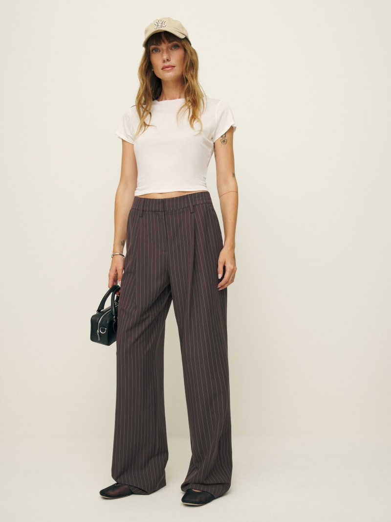 Alex Mid Rise Pant | Reformation (Global)