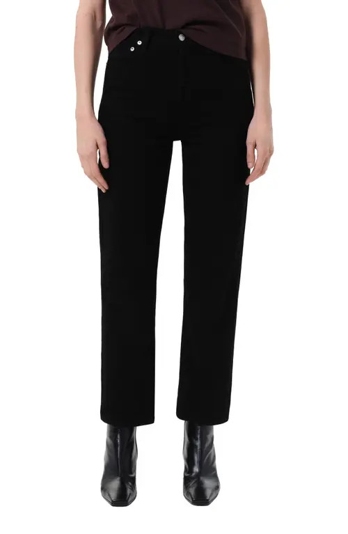 AGOLDE '90s Pinch High Waist Straight Leg Jeans in Cover Od Black at Nordstrom, Size 29 | Nordstrom