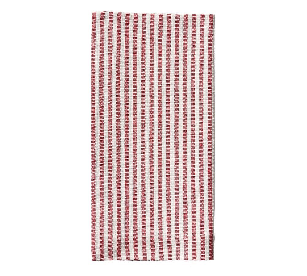 Wheaton Striped Linen/Cotton Napkins | Pottery Barn (US)