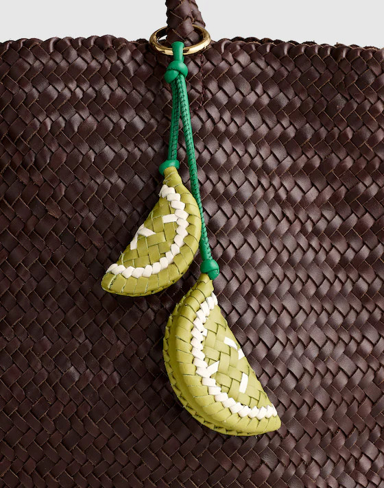Woven Citrus Bag Charm | Madewell