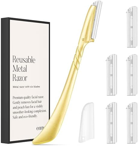 ennva Eyebrow Razor for Women - Eyebrow Trimmer Dermaplaning Tool - Ergonomic Eyebrow Shaper and Fac | Amazon (US)