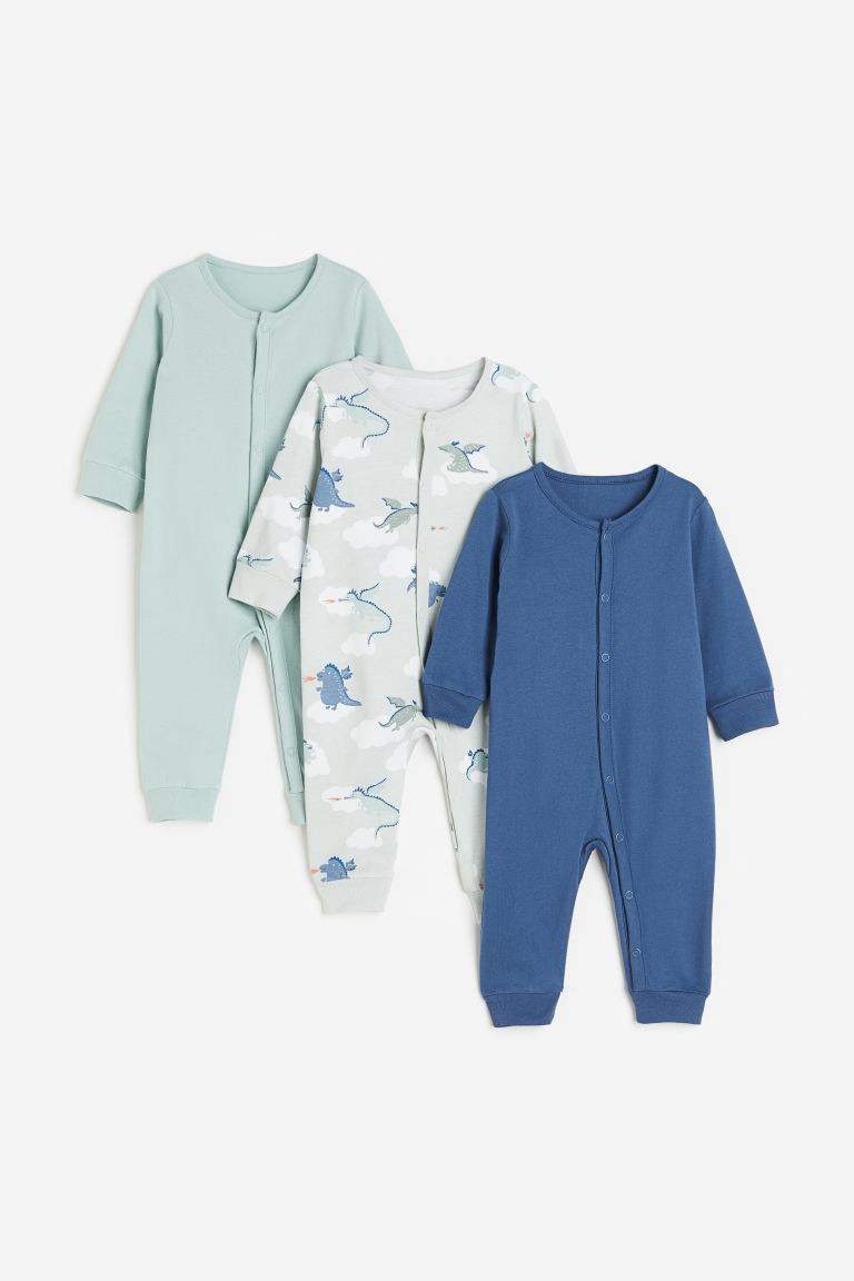 Pack de 3 pijamas de algodón | H&M (FR, IT, ES, PT, BE)