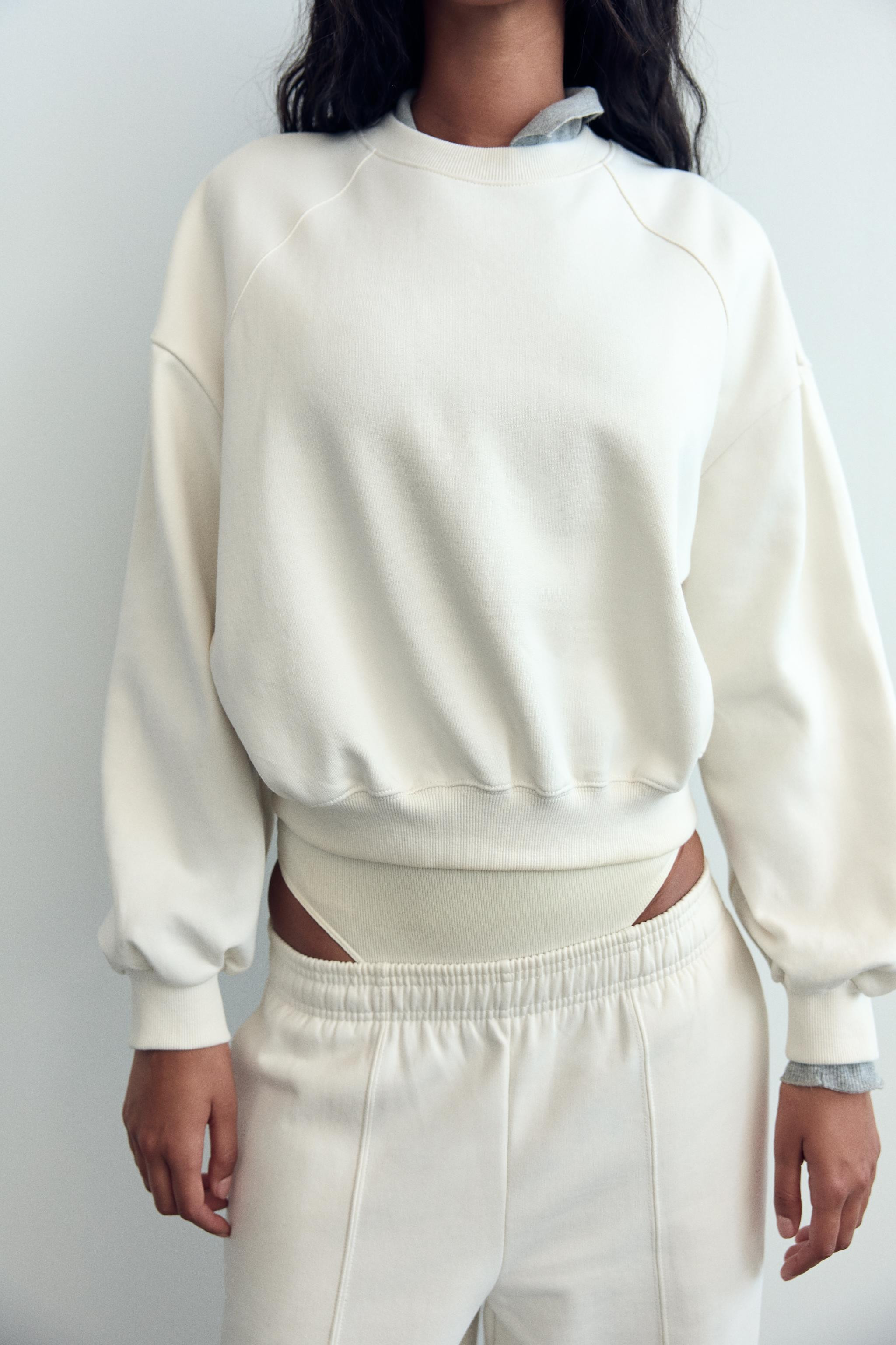 BASIC PLUSH SWEATSHIRT | Zara US
