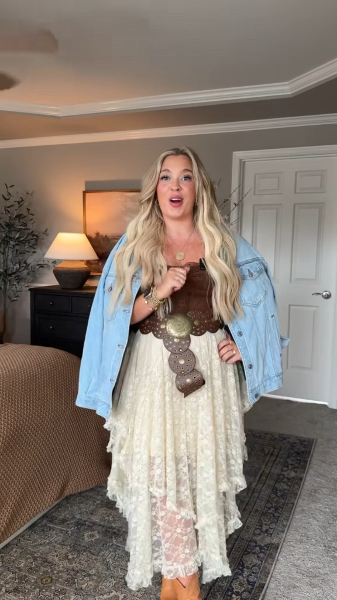 Midsize Country Concert or Western Outfit! I’m so obsessed with this skirt. 🤠🤎

Size 12 | 5’4” | 180ish lbs 

#LTKMidsize #LTKFindsUnder100 #LTKFindsUnder50