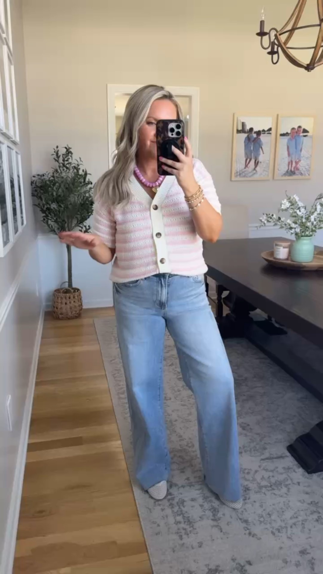 These wide leg denim jeans are such a good staple to have in your wardrobe. They are comfortable, flattering, and easy to style with everything from basic tees to dressier tops, making them perfect for everyday spring outfits.

Wearing size small.

wide leg jeans denim outfit womens jeans casual spring outfit everyday style high waisted jeans outfit spring outfit ideas wardrobe staples effortless style comfy denim lovelylifestyling

#LTKmomlife #LTKSeasonal #LTKootd