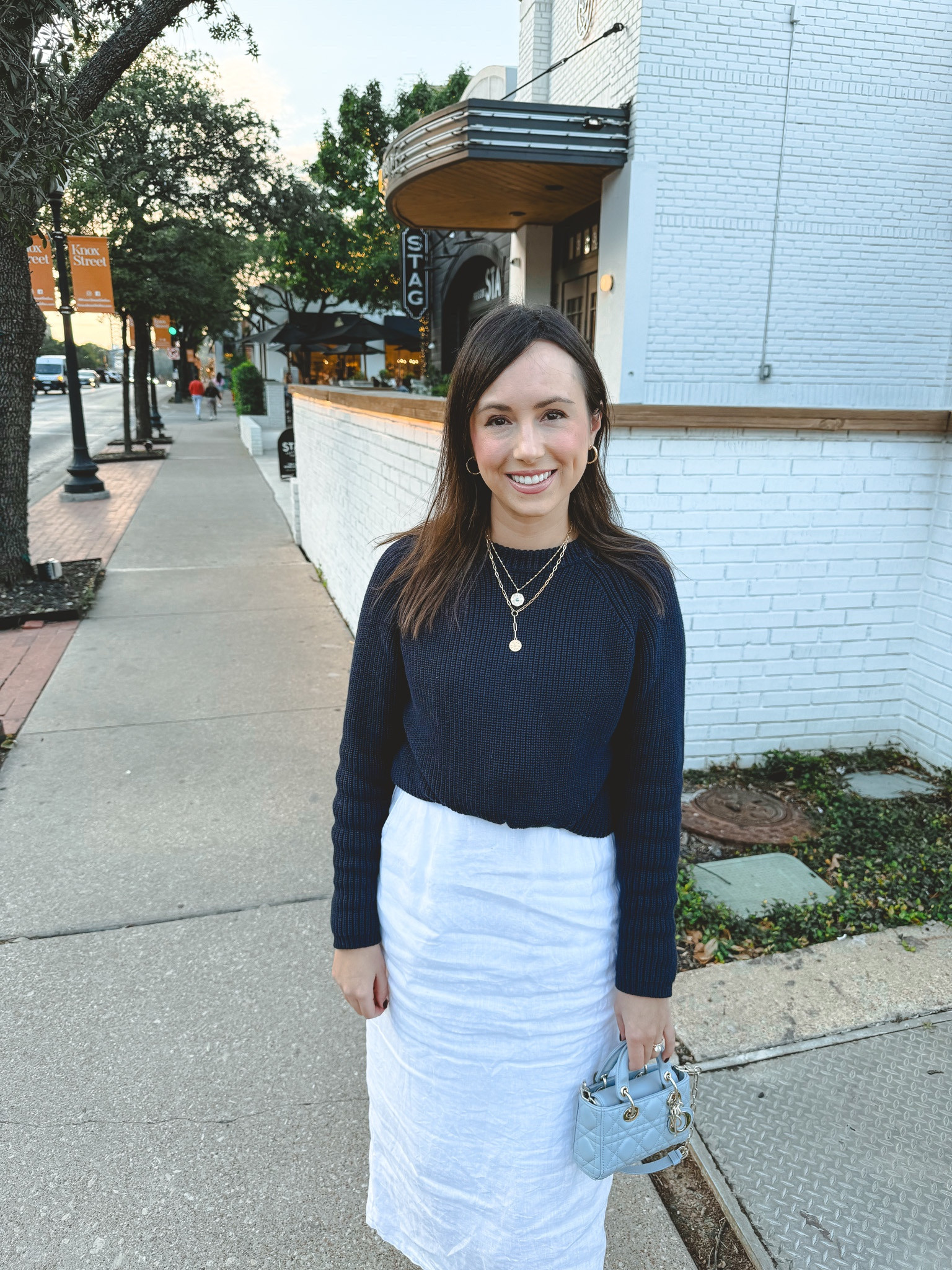 Quince white linen dress (xs) layered with a navy cashmere sweater 





#LTKFindsUnder100 #LTKSeasonal #LTKStyleTip