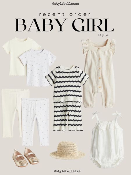 Recent baby girl H&M order plus 20% off $80 now 
Kids
Toddler
Baby
Baby clothes
Baby clothing 
Baby fashion 
Trendy baby girl clothes 

#LTKfindsunder50 #LTKbaby #LTKsalealert